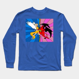 Fight Angel Devil Good Against Evil Long Sleeve T-Shirt